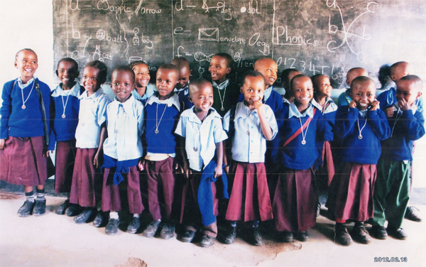 Children at Bright Stars Nursery School