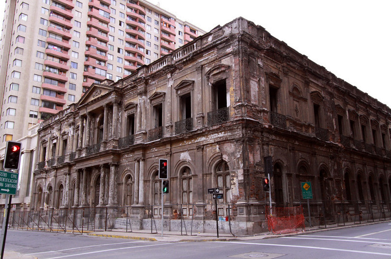 Dilapidated building